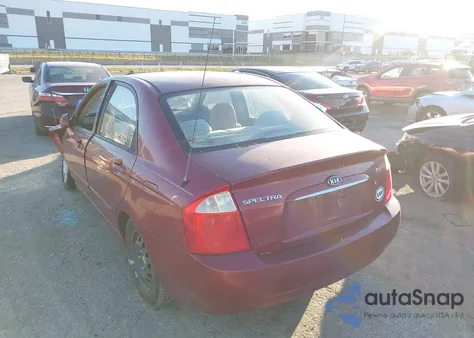 2006 Kia Spectra Ex/Lx/Sx z USA, uszkodzony, nr VIN KNAFE121565239110